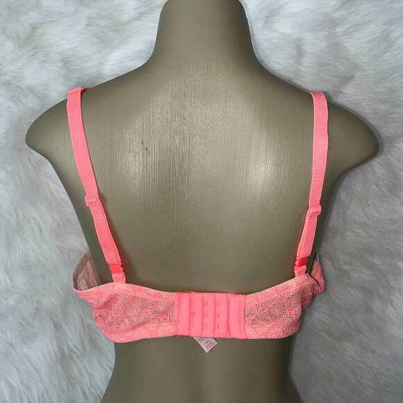 VICTORIAS SECRET UNLINED DEMI UNDERWIRE BRA SZ 36DD - Picture 2 of 2